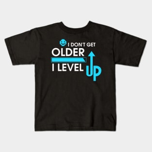 I Don't Get Older, I Level Up Gamer Birthday Kids T-Shirt